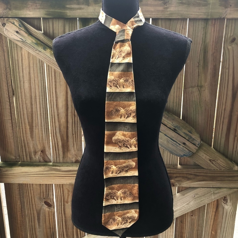 Endangered Species Cliff Dwellers Silk Necktie by Scott Kennedy
